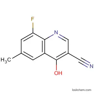 Molecular Structure of 61338-24-7 (8-fluoro-6-methyl-4-oxo-1H-quinoline-3-carbonitrile)