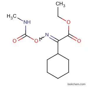 Molecular Structure of 61574-86-5 (Cyclohexaneacetic acid, a-[[[(methylamino)carbonyl]oxy]imino]-, ethyl
ester)