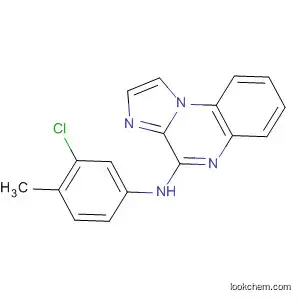 Molecular Structure of 68009-43-8 (Imidazo[1,2-a]quinoxalin-4-amine, N-(3-chloro-4-methylphenyl)-)