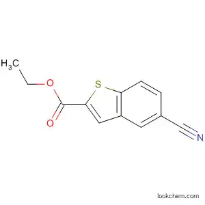 Molecular Structure of 105191-14-8 (ethyl 5-cyano-1-benzothiophene-2-carboxylate)