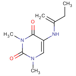 Molecular Structure of 105556-03-4 (2,4(1H,3H)-Pyrimidinedione, 5-(2-butenylamino)-1,3-dimethyl-)