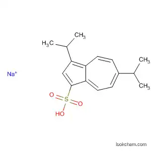 Molecular Structure of 106044-00-2 (1-Azulenesulfonic acid, 3,6-bis(1-methylethyl)-, sodium salt)