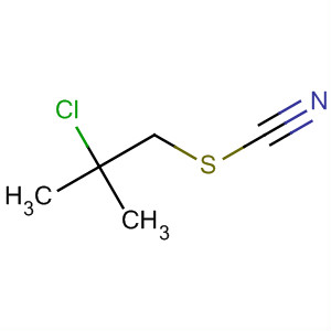 Molecular Structure of 106119-18-0 (Thiocyanic acid, 2-chloro-2-methylpropyl ester)
