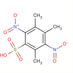 Molecular Structure of 13059-46-6 (Benzenesulfonic acid, 2,4,5-trimethyl-3,6-dinitro-)