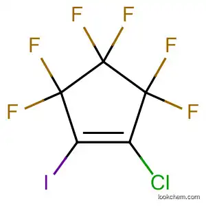 Molecular Structure of 14627-45-3 (Cyclopentene, 1-chloro-3,3,4,4,5,5-hexafluoro-2-iodo-)