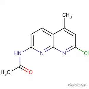 Molecular Structure of 1569-34-2 (Acetamide, N-(7-chloro-5-methyl-1,8-naphthyridin-2-yl)-)