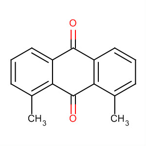 Molecular Structure of 15815-40-4 (9,10-Anthracenedione, 1,8-dimethyl-)