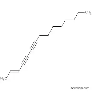 Molecular Structure of 19812-23-8 ((2E,8E,10E)-2,8,10-Pentadecatriene-4,6-diyne)