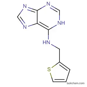 Molecular Structure of 525-81-5 (N-(9H-purin-6-yl)-N-(2-thienylmethyl)amine)
