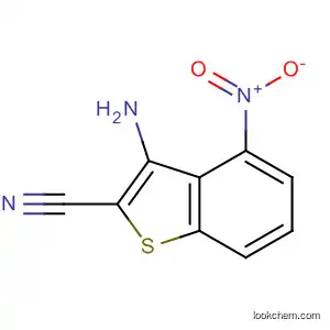 Molecular Structure of 52673-87-7 (3-amino-4-nitro-1-benzothiophene-2-carbonitrile)