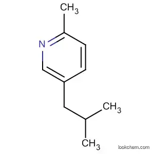 Molecular Structure of 53654-44-7 (Pyridine, 2-methyl-5-(2-methylpropyl)-)
