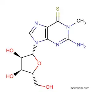 Molecular Structure of 55727-08-7 (1-METHYL-6-THIOGUANOSINE)