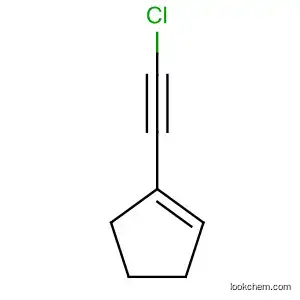 Molecular Structure of 63107-01-7 (Cyclopentene, 1-(chloroethynyl)- (9CI))