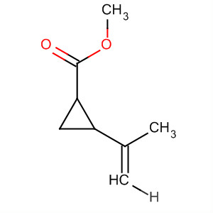 Molecular Structure of 15143-59-6 (Cyclopropanecarboxylic acid, 2-(1-methylethenyl)-, methyl ester, trans-)