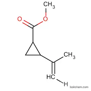 Molecular Structure of 15143-59-6 (Cyclopropanecarboxylic acid, 2-(1-methylethenyl)-, methyl ester, trans-)