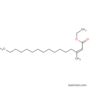 Molecular Structure of 39060-66-7 (2-Hexadecenoic acid, 3-methyl-, ethyl ester, (Z)-)