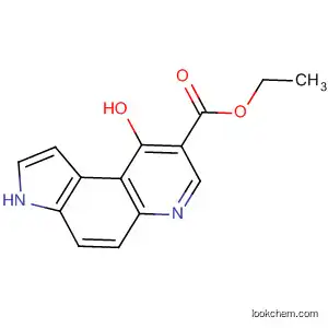 Molecular Structure of 39487-15-5 (3H-Pyrrolo[3,2-f]quinoline-8-carboxylic acid, 9-hydroxy-, ethyl ester)