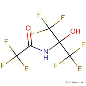 Molecular Structure of 59857-51-1 (Acetamide,
2,2,2-trifluoro-N-[2,2,2-trifluoro-1-hydroxy-1-(trifluoromethyl)ethyl]-)