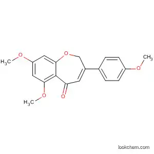 1-Benzoxepin-5(2H)-one, 6,8-dimethoxy-3-(4-methoxyphenyl)-