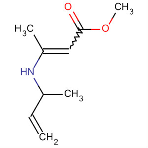 Molecular Structure of 102233-70-5 (2-Butenoic acid, 3-(3-butenylamino)-, methyl ester)