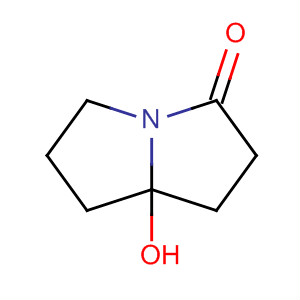 Molecular Structure of 104885-96-3 (3H-Pyrrolizin-3-one, hexahydro-7a-hydroxy-)
