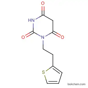 Molecular Structure of 106860-35-9 (2,4,6(1H,3H,5H)-Pyrimidinetrione, 1-[2-(2-thienyl)ethyl]-)