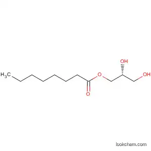Molecular Structure of 109785-17-3 (Octanoic acid, 2,3-dihydroxypropyl ester, (R)-)