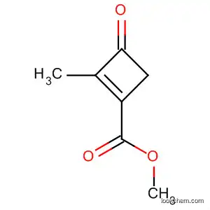 Molecular Structure of 112139-53-4 (1-Cyclobutene-1-carboxylicacid,2-methyl-3-oxo-,methylester(9CI))