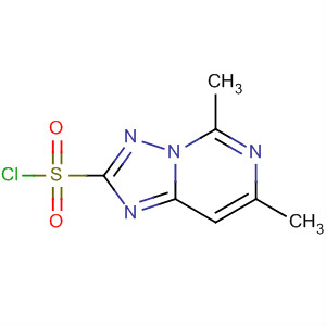 Molecular Structure of 112729-27-8 ([1,2,4]Triazolo[1,5-c]pyrimidine-2-sulfonyl chloride, 5,7-dimethyl-)
