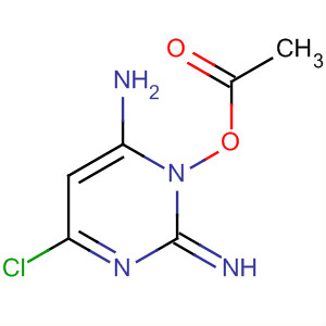 4-Pyrimidinamine, 3-(acetyloxy)-6-chloro-2,3-dihydro-2-imino-