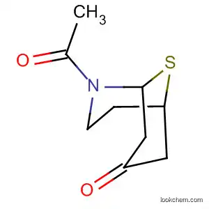 Molecular Structure of 114326-00-0 (9-Thia-2-azabicyclo[3.3.1]nonan-7-one, 2-acetyl-)