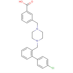 Benzoic acid, 3-[[4-[(4-chlorophenyl)phenylmethyl]-1-piperazinyl]methyl]-