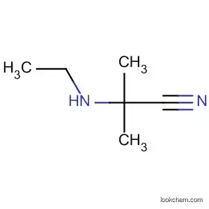 Molecular Structure of 31058-08-9 (Propanenitrile, 2-(ethylamino)-2-methyl-)