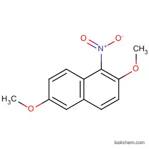 Molecular Structure of 39077-18-4 (1-Nitro-2,6-dimethoxynaphthalene)