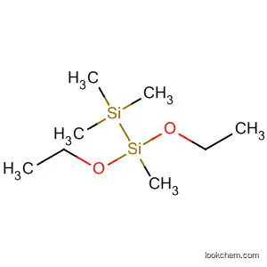Molecular Structure of 56998-73-3 (1,1-Diethoxy-1,2,2,2-tetramethyldisilane)