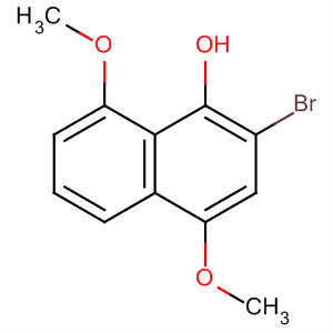 Molecular Structure of 69833-13-2 (1-Naphthalenol, 2-bromo-4,8-dimethoxy-)
