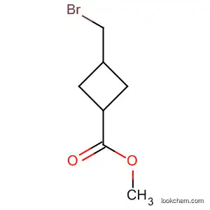 Molecular Structure of 89892-95-5 (Cyclobutanecarboxylic acid, 3-(bromomethyl)-, methyl ester)