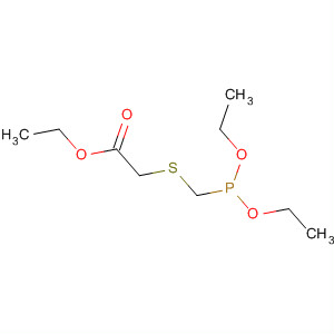 Acetic acid, [[(diethoxyphosphinyl)methyl]thio]-, ethyl ester