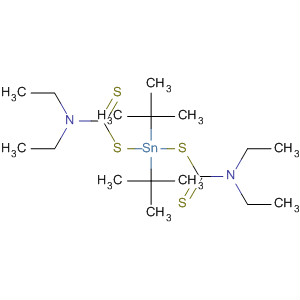 Molecular Structure of 142764-85-0 (2,4-Dithia-6-aza-3-stannaoctanethioamide,
3,3-bis(1,1-dimethylethyl)-N,N,6-triethyl-5-thioxo-)