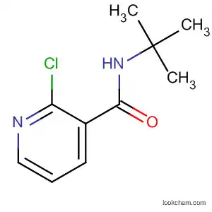 Molecular Structure of 144084-34-4 (N-(tert-Butyl)-2-chloronicotinamide)