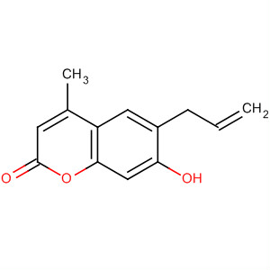 Molecular Structure of 1616-53-1 (2H-1-Benzopyran-2-one, 7-hydroxy-4-methyl-6-(2-propenyl)-)