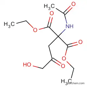 Molecular Structure of 101589-56-4 (Propanedioic acid, (acetylamino)(3-hydroxy-2-oxopropyl)-, diethyl ester)