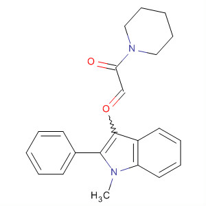 Molecular Structure of 102313-73-5 (Piperidine, 1-[(1-methyl-2-phenyl-1H-indol-3-yl)oxoacetyl]-)