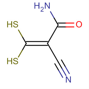 Molecular Structure of 118373-67-4 (2-Propenamide, 2-cyano-3,3-dimercapto-)