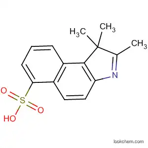 Molecular Structure of 146384-40-9 (1,1,2-TriMethyl-1H-benzo[e]indole-6-sulfonic acid)