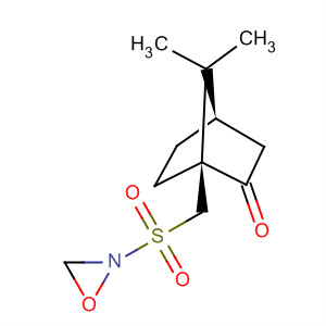 Molecular Structure of 169872-44-0 (Oxaziridine,
2-[[[(1S,4R)-7,7-dimethyl-2-oxobicyclo[2.2.1]hept-1-yl]methyl]sulfonyl]-)
