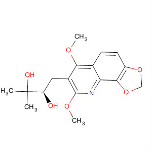 2,3-Butanediol, 1-(6,8-dimethoxy-1,3-dioxolo[4,5-h]quinolin-7-yl)-3-methyl-, (2R)-