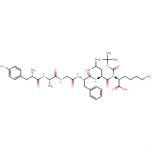 L-Lysine,N2-[N-[N-[N-[N-[N-[(1,1-dimethylethoxy)carbonyl]-L-tyrosyl]-D-alanyl]glycyl]-L-phenylalanyl]-L-leucyl]-