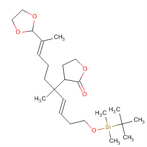 2(3H)-Furanone, 3-[(4E)-1-[(1E)-4-[[(1,1-dimethylethyl)dimethylsilyl]oxy]-1-butenyl]-5-(1,3- dioxolan-2-yl)-1-methyl-4-hexenyl]dihydro-