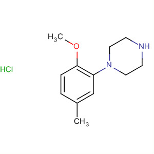 Piperazine, 1-(2-methoxy-5-methylphenyl)-, monohydrochloride